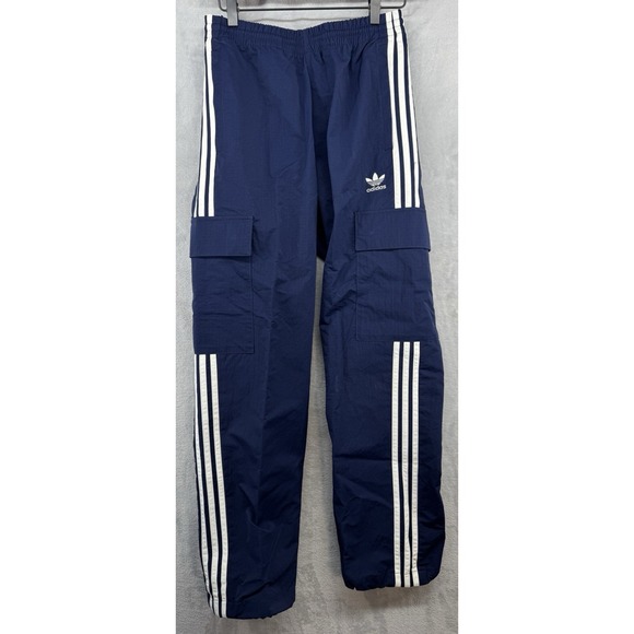 Adidas Originals Adicolor Classics 3-Stripes Cargo Pants HR3362 Blue Mens XS NWT - Picture 1 of 8
